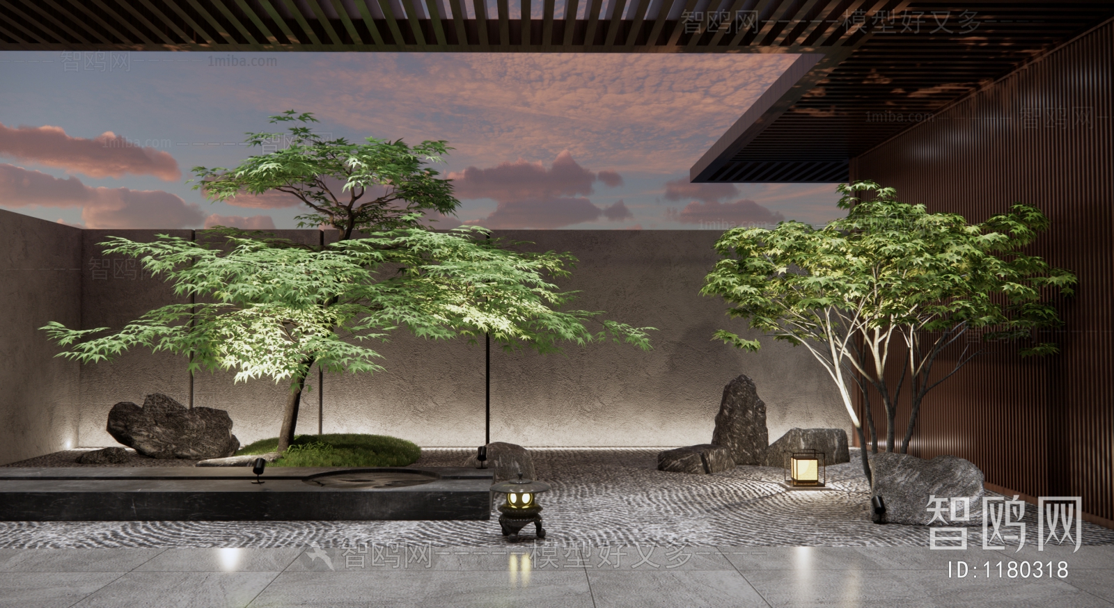 Japanese Style Courtyard/landscape