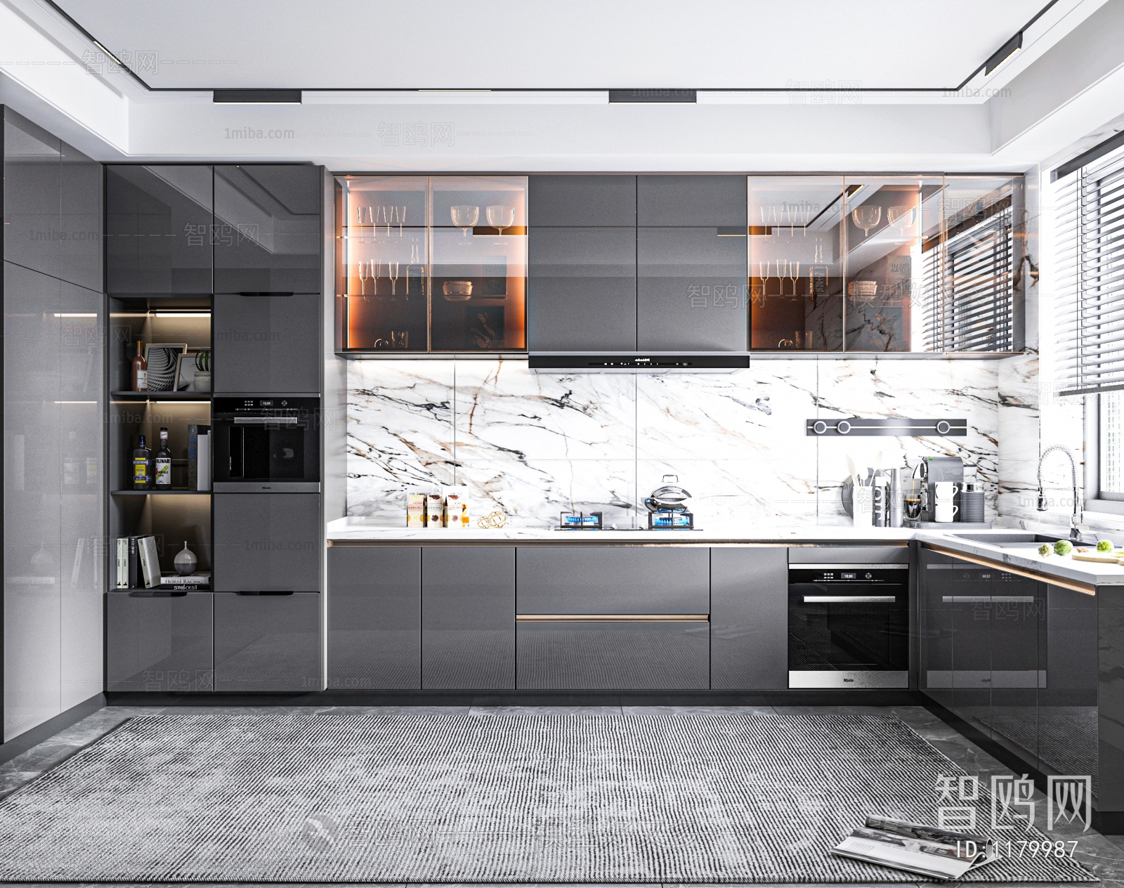 Modern The Kitchen