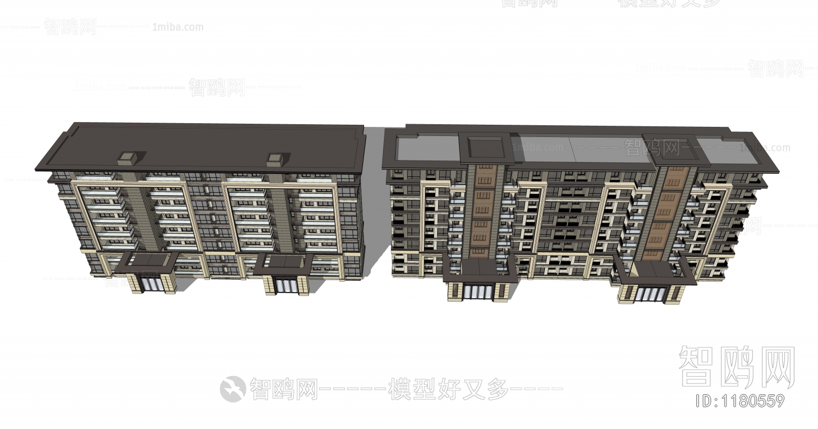 New Chinese Style Building Appearance