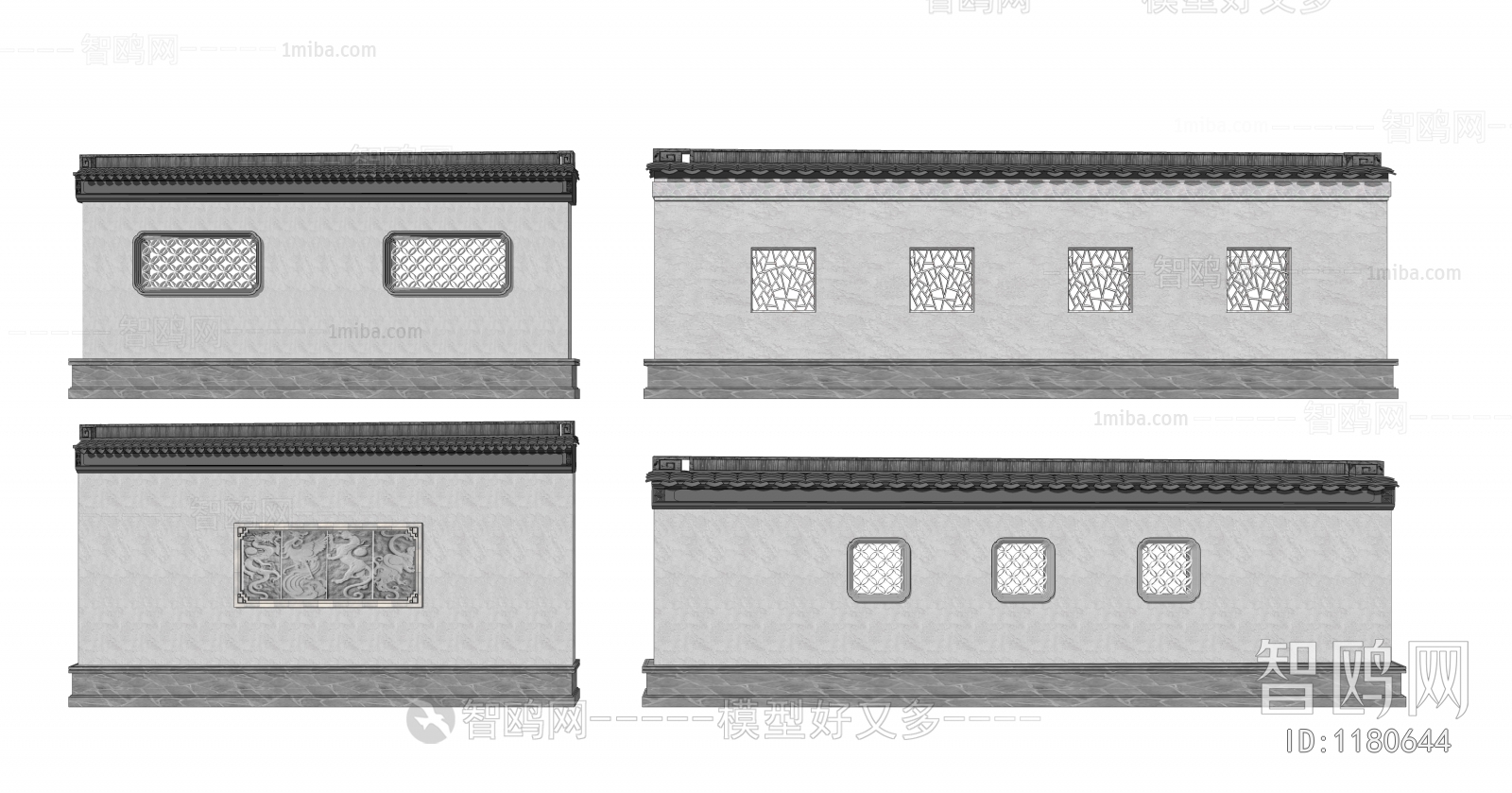 Chinese Style Building Component