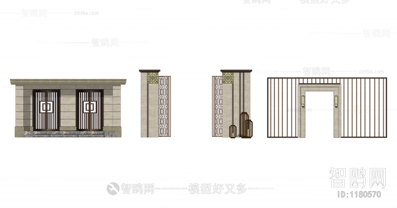 New Chinese Style Building Component