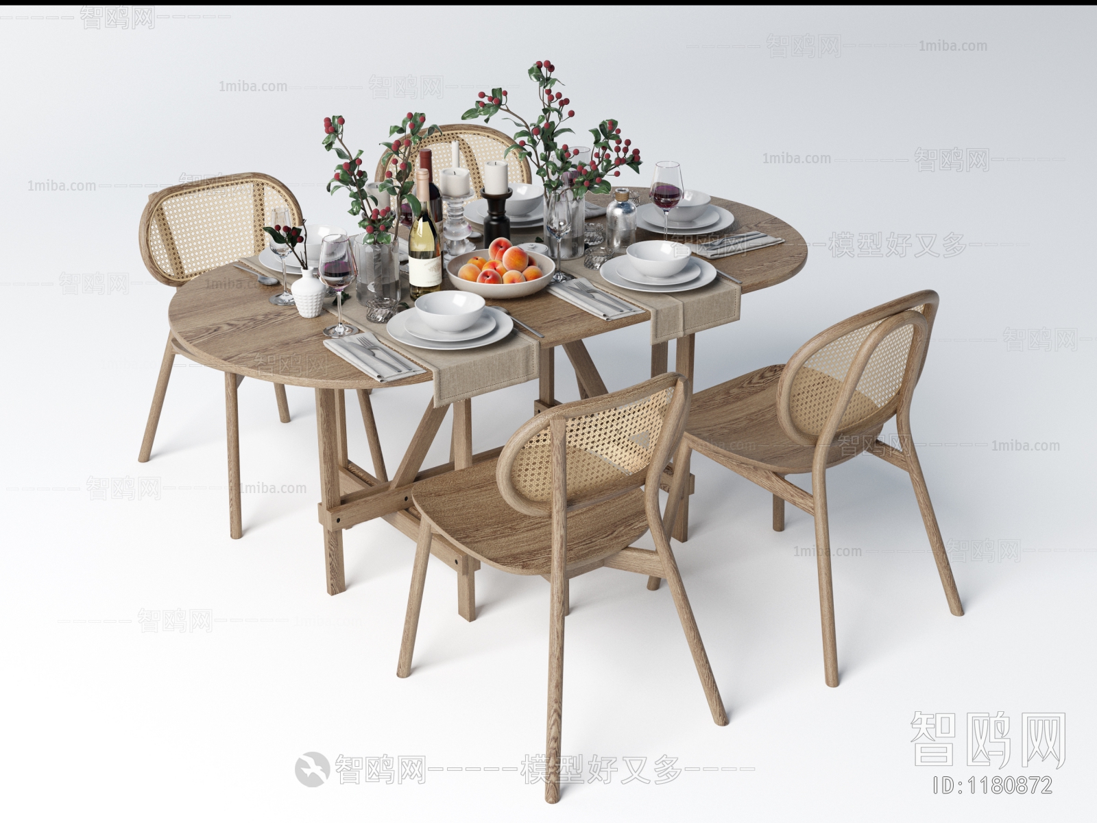 Nordic Style Dining Table And Chairs