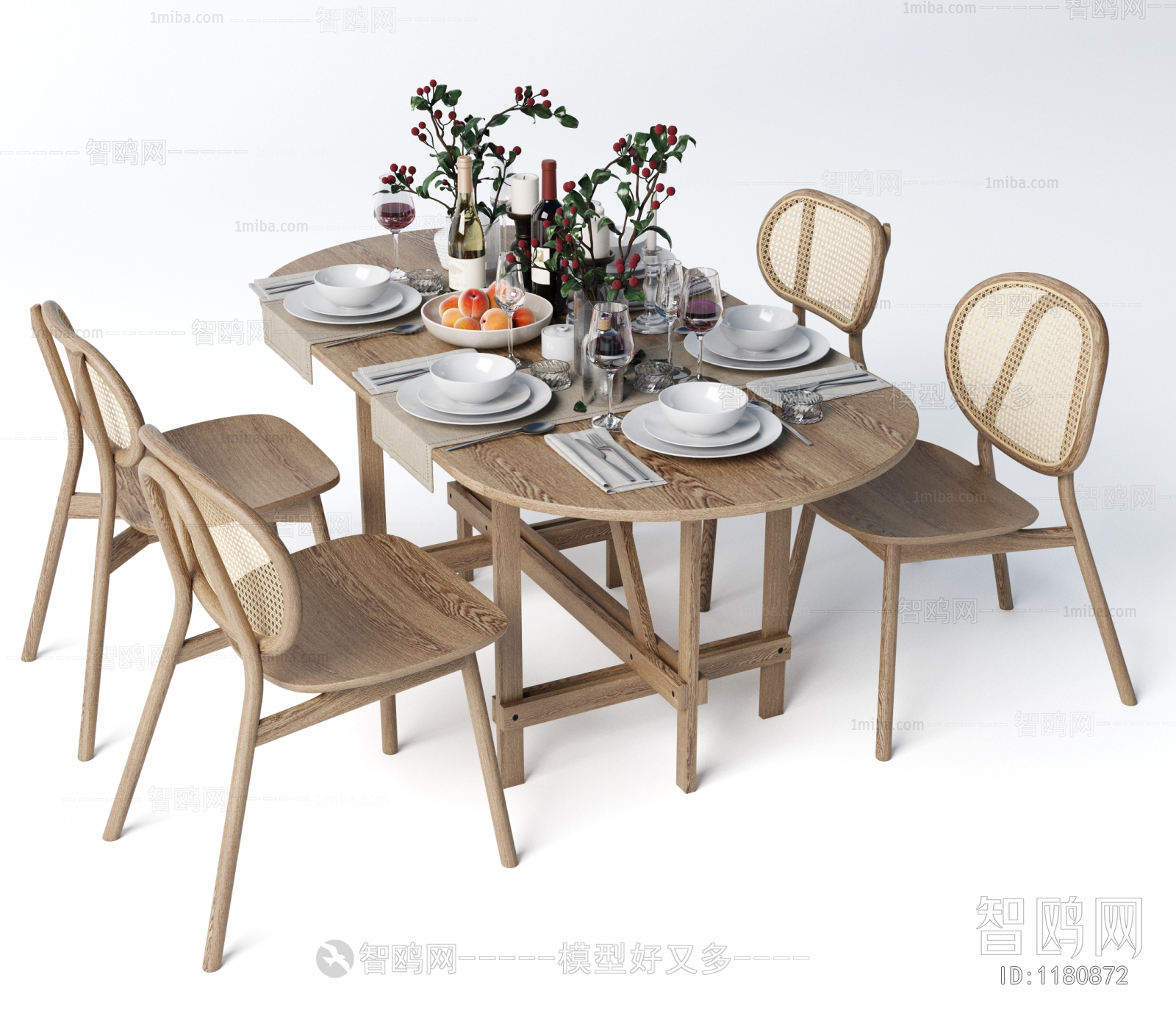 Nordic Style Dining Table And Chairs