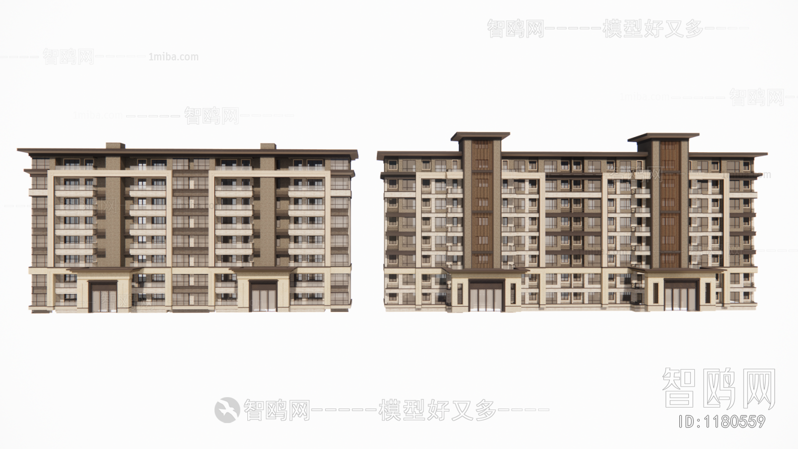 New Chinese Style Building Appearance