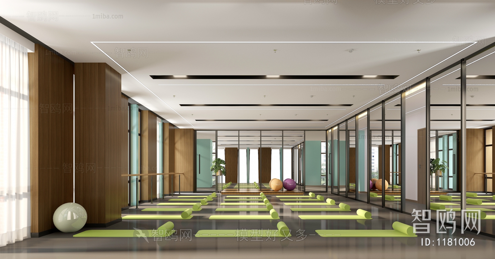 Modern Yoga Room