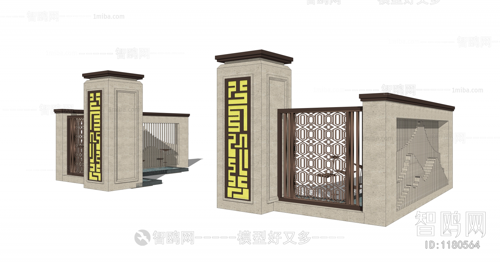 New Chinese Style Building Component