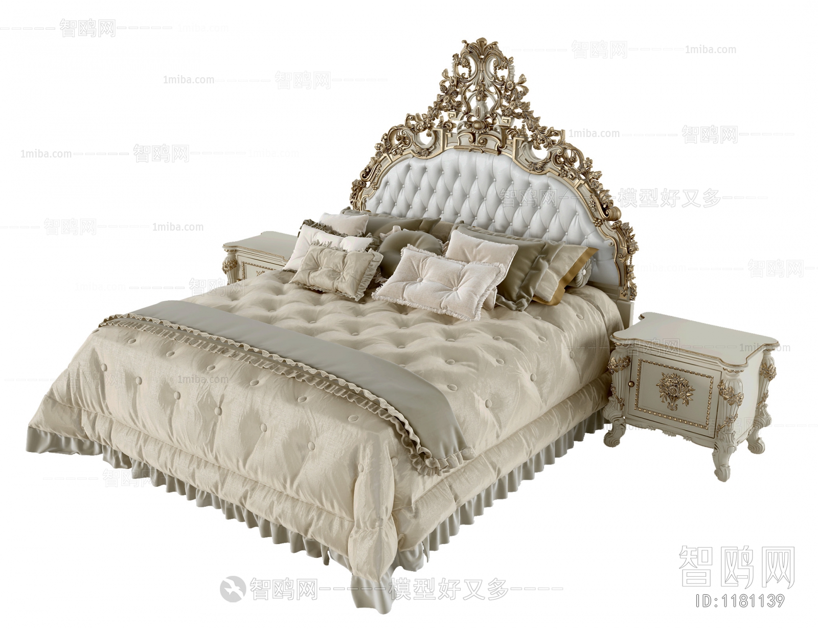 American Style French Style Double Bed