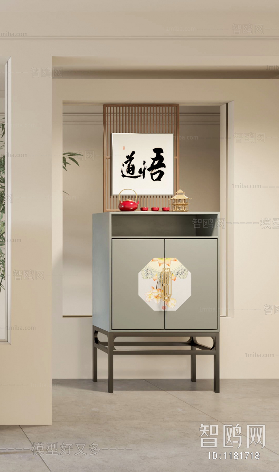 New Chinese Style Side Cabinet/Entrance Cabinet