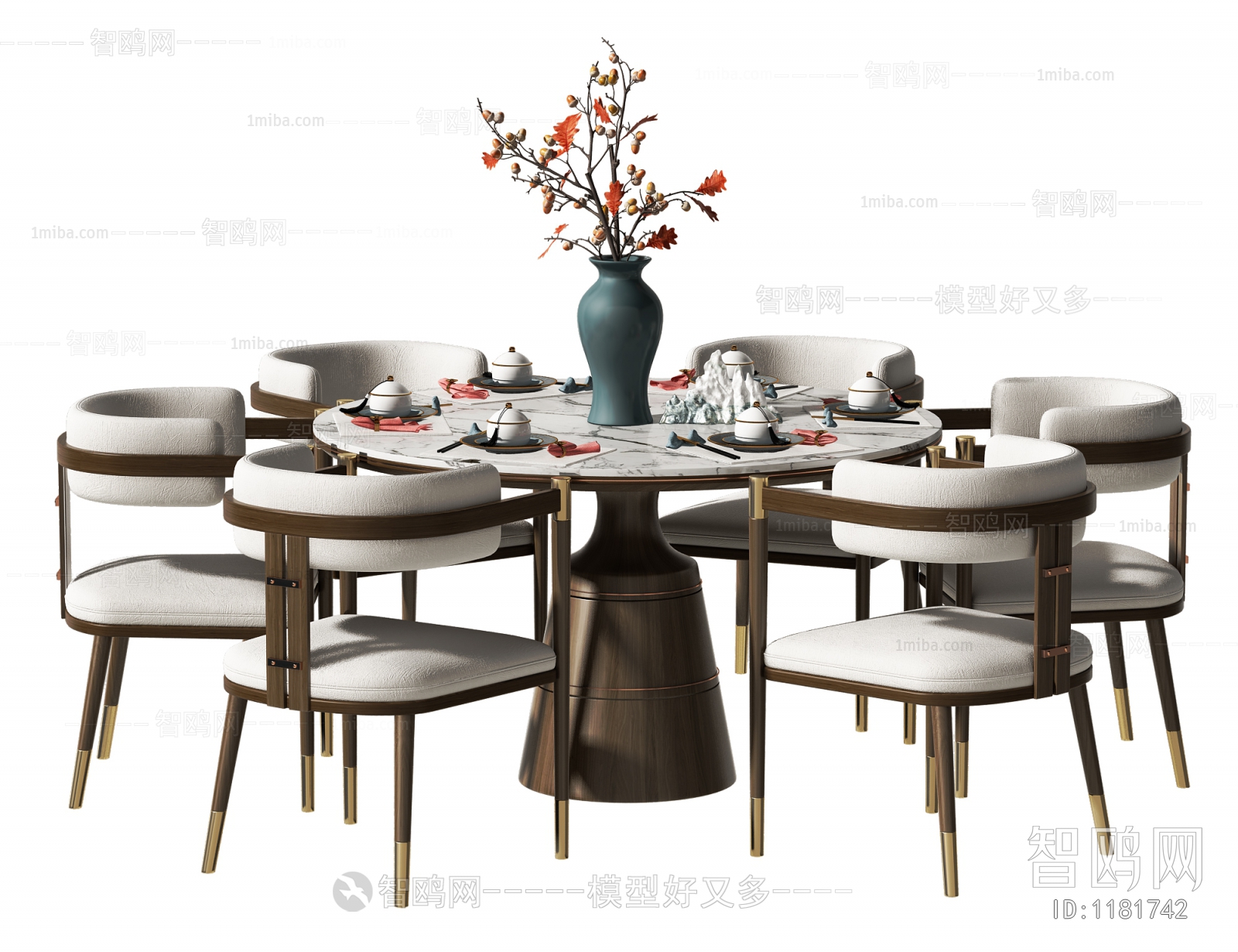 New Chinese Style Dining Table And Chairs