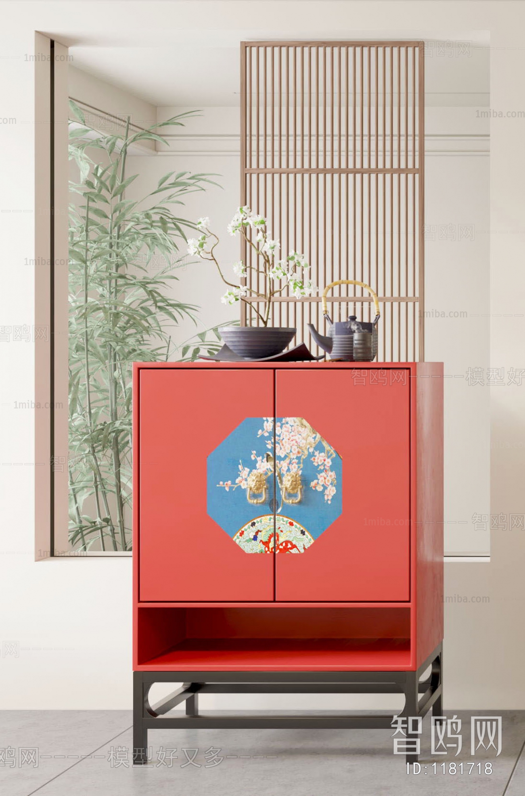 New Chinese Style Side Cabinet/Entrance Cabinet