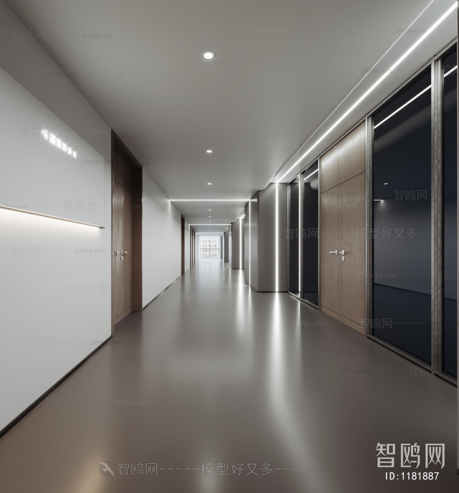 Modern Corridor/elevator Hall