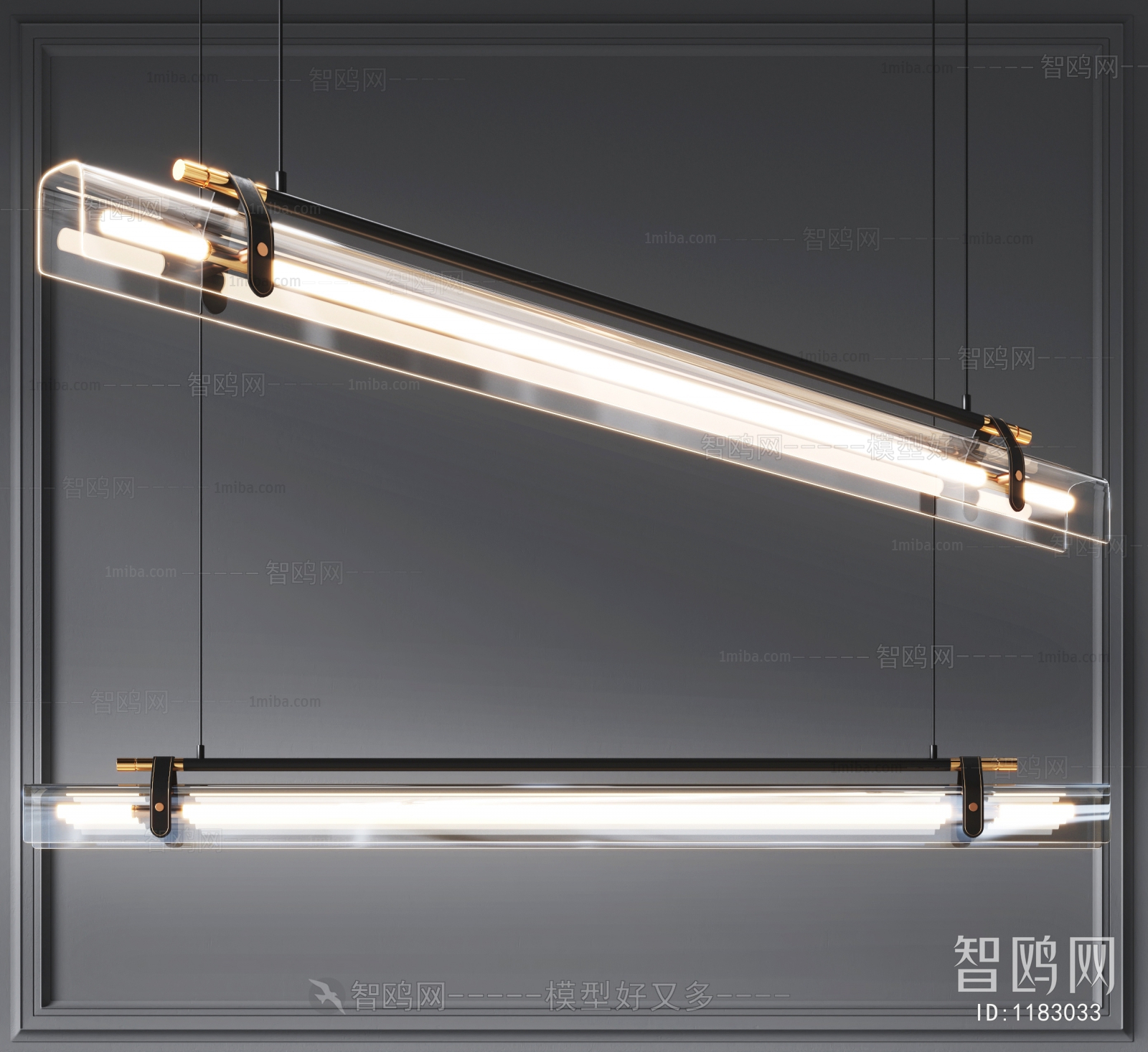 Modern Long Chandelier