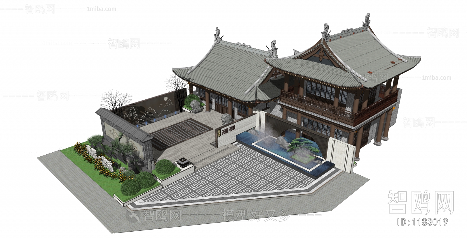 Chinese Style Building Appearance