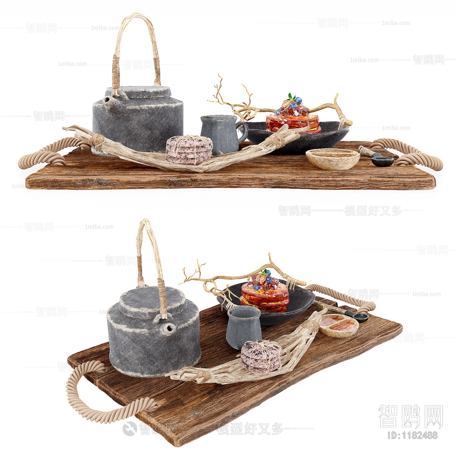 新中式茶盘茶具