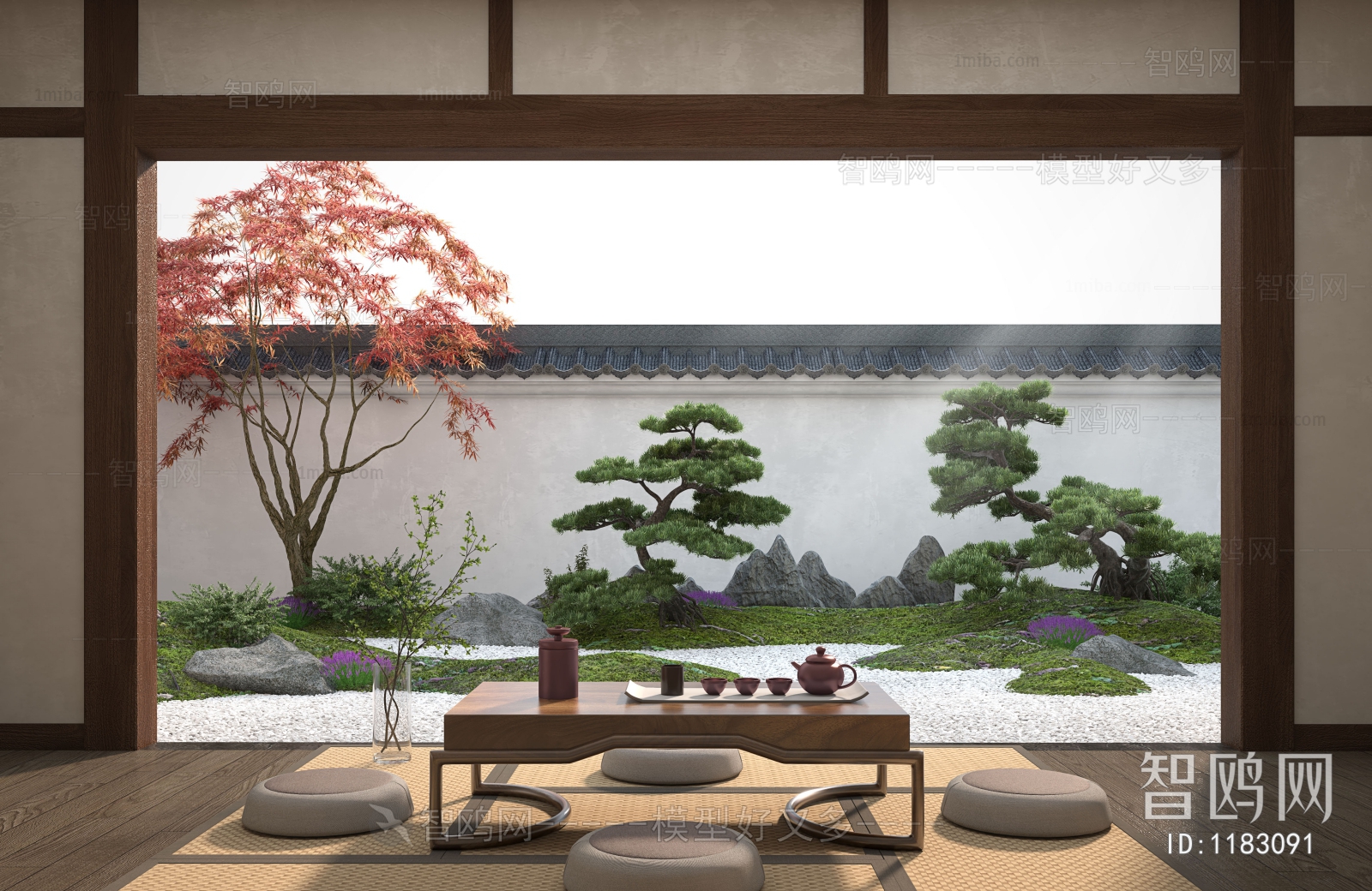 New Chinese Style Courtyard/landscape