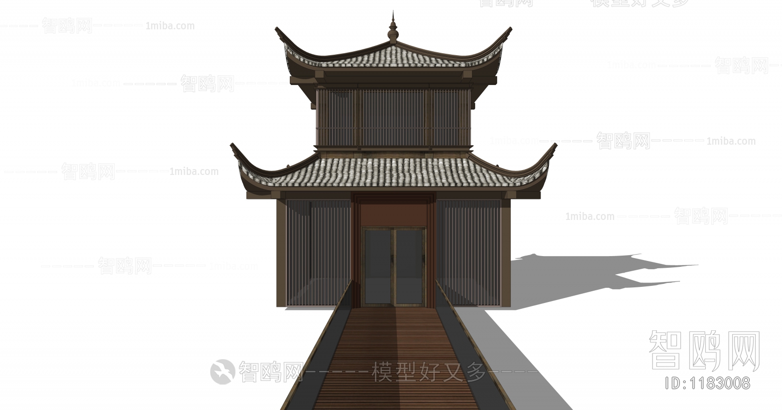 New Chinese Style Building Appearance