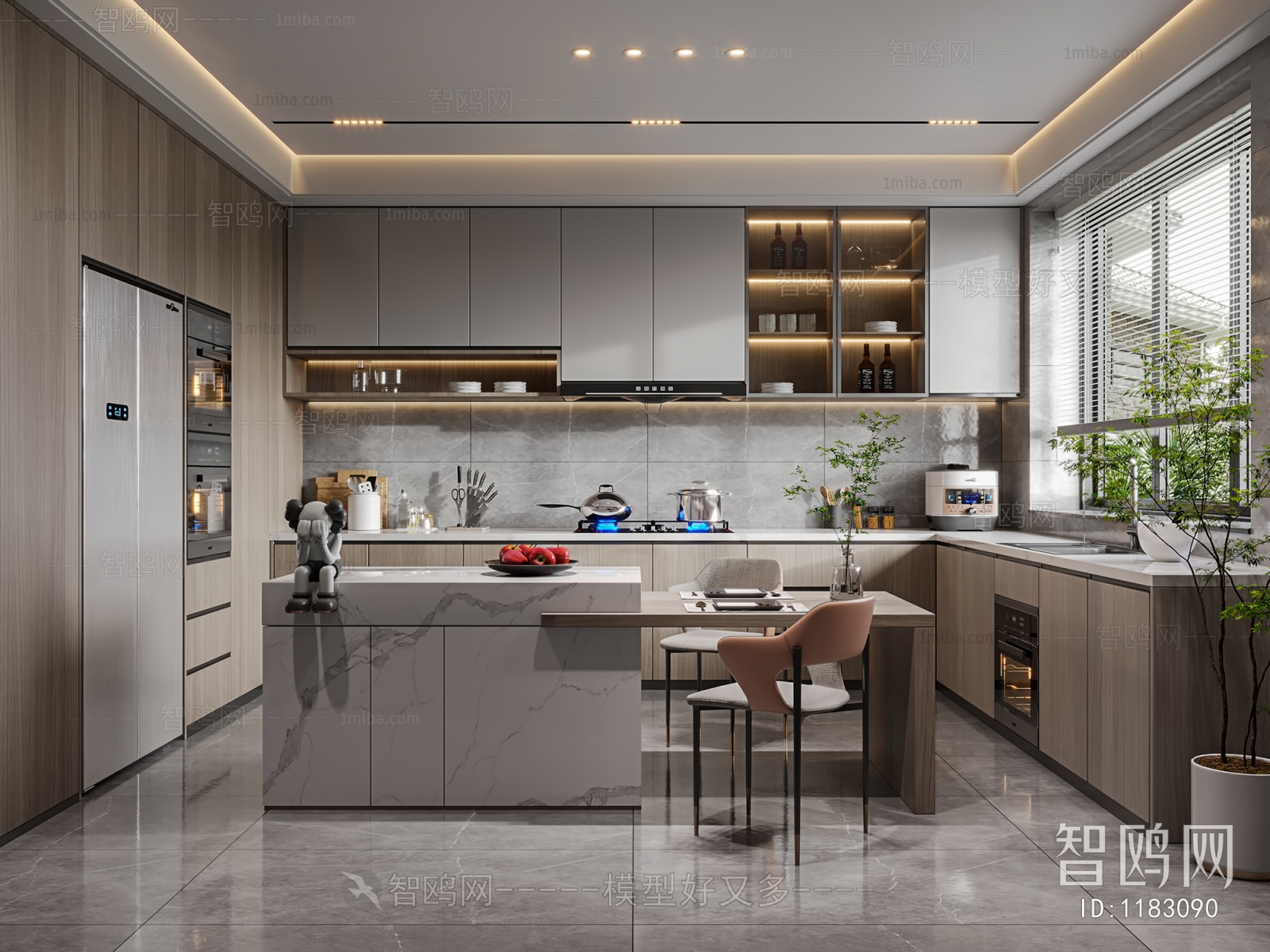 Modern Open Kitchen