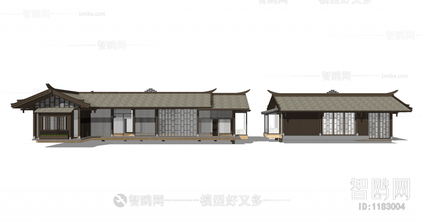 New Chinese Style Building Appearance