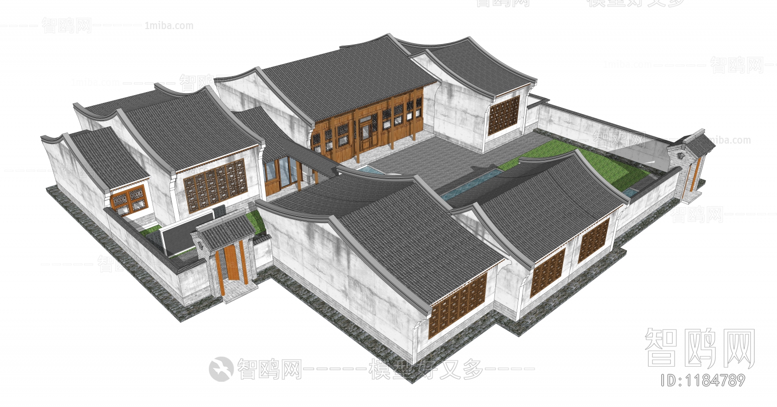 New Chinese Style Building Appearance