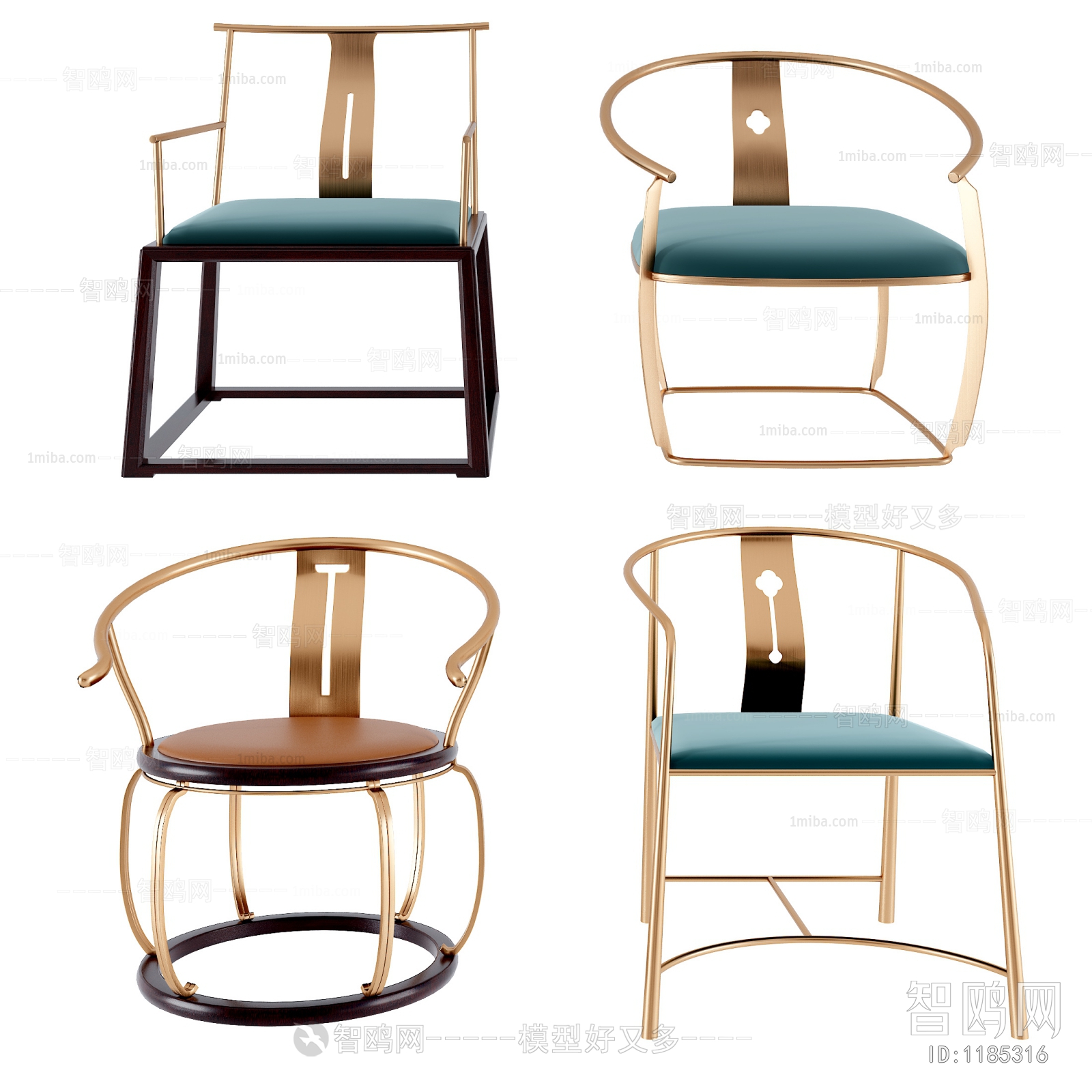 New Chinese Style Single Chair