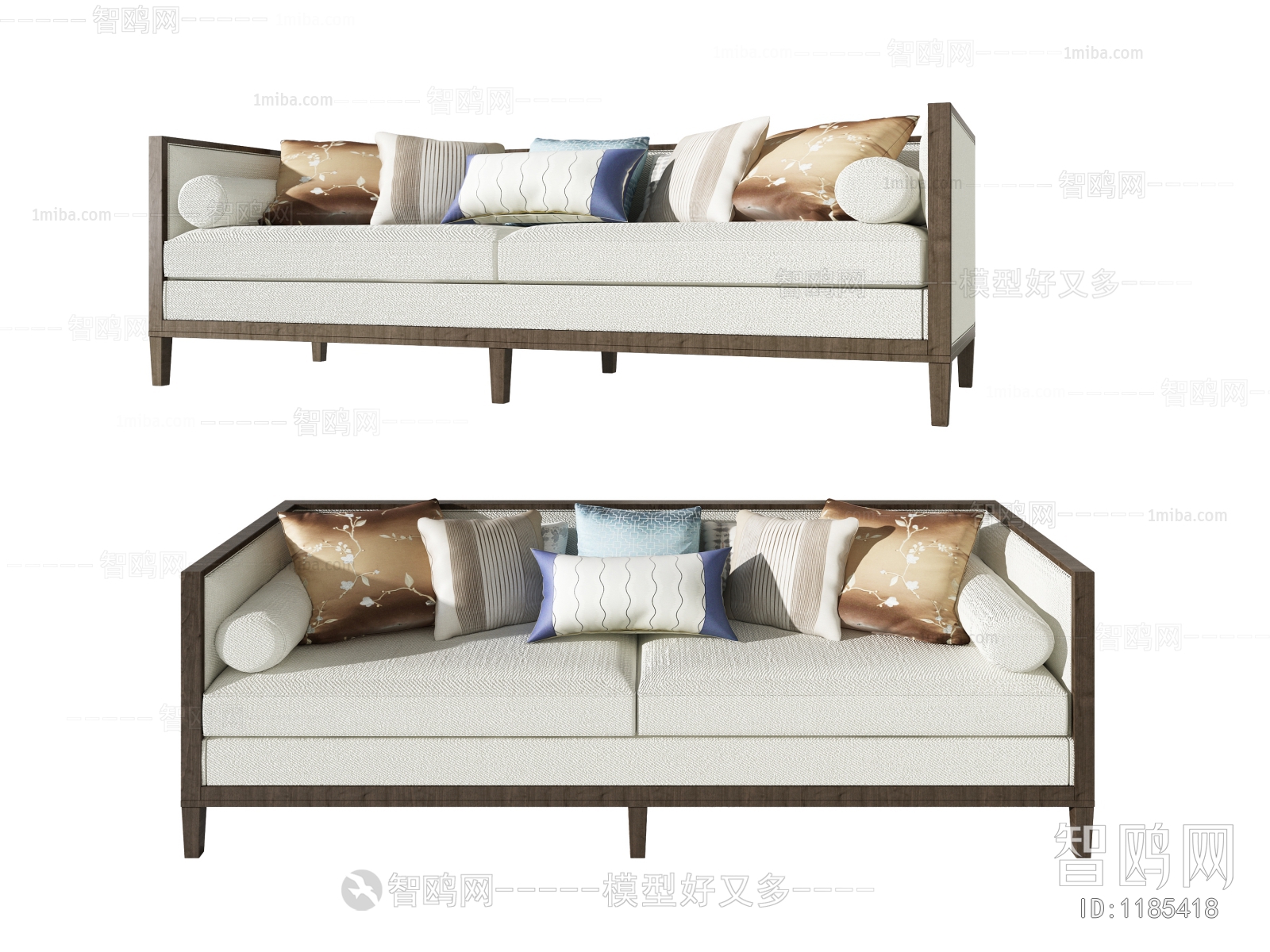 New Chinese Style A Sofa For Two