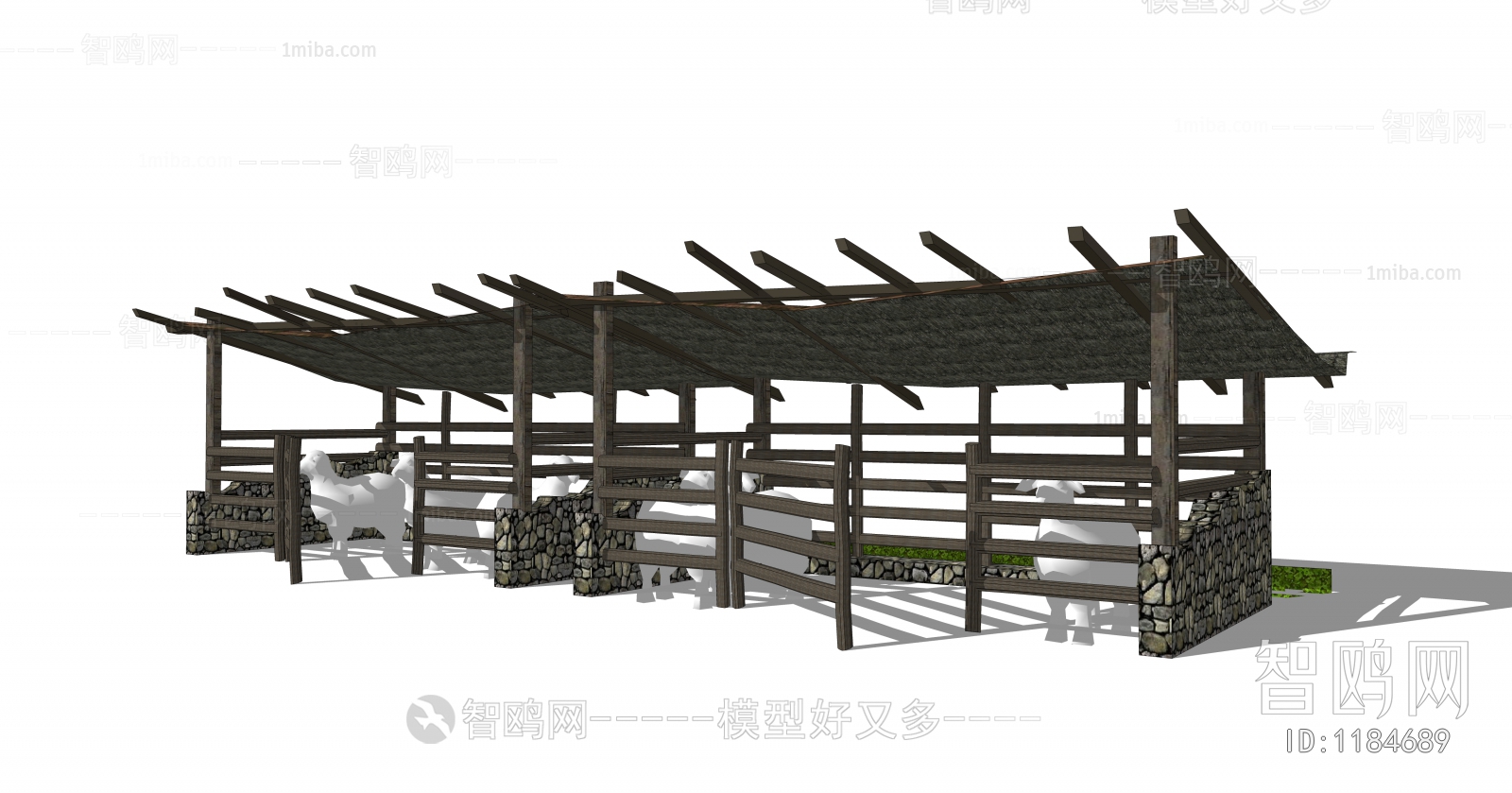 Chinese Style Building Component