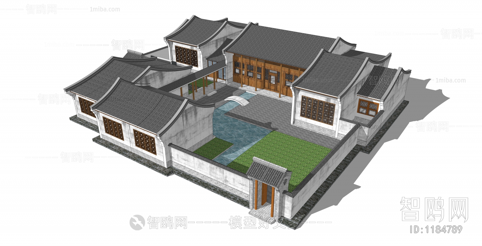 New Chinese Style Building Appearance