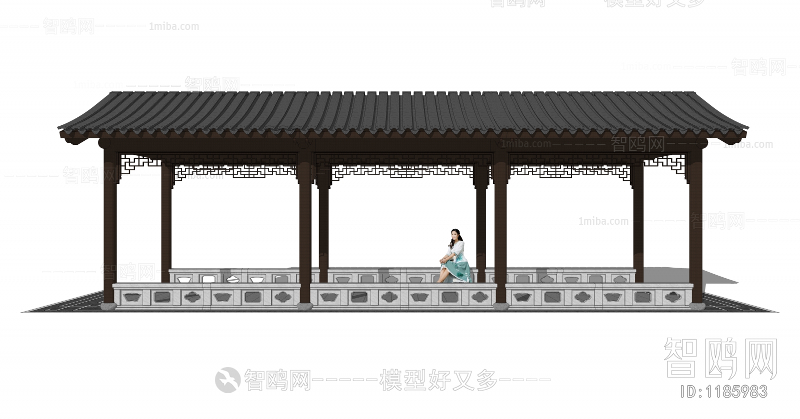 Chinese Style Building Component