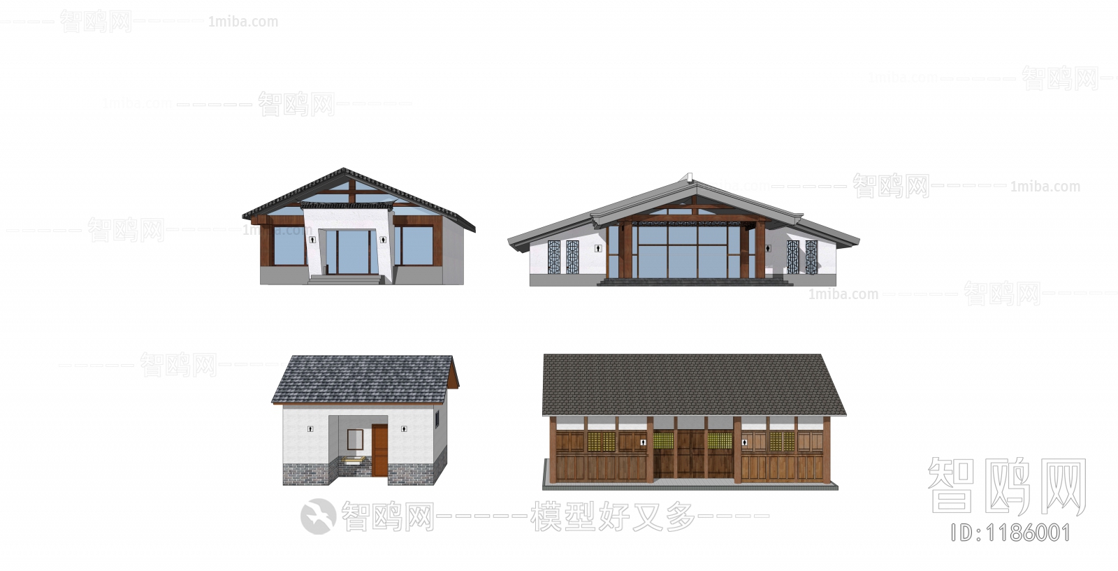 New Chinese Style Building Appearance