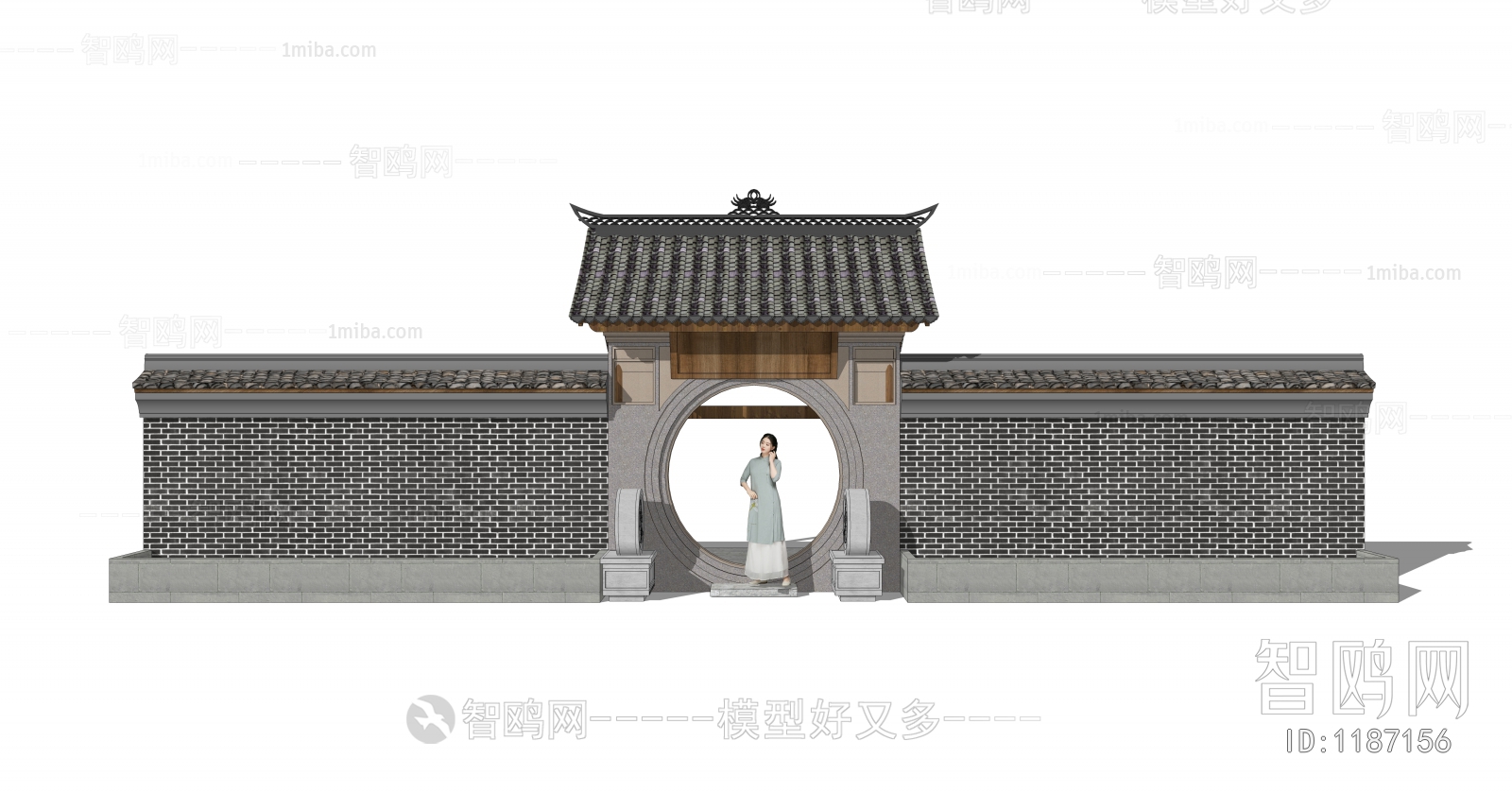 Chinese Style Building Component