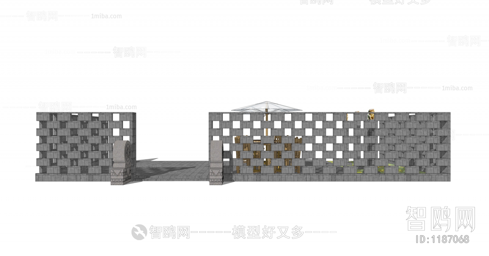 New Chinese Style Building Component