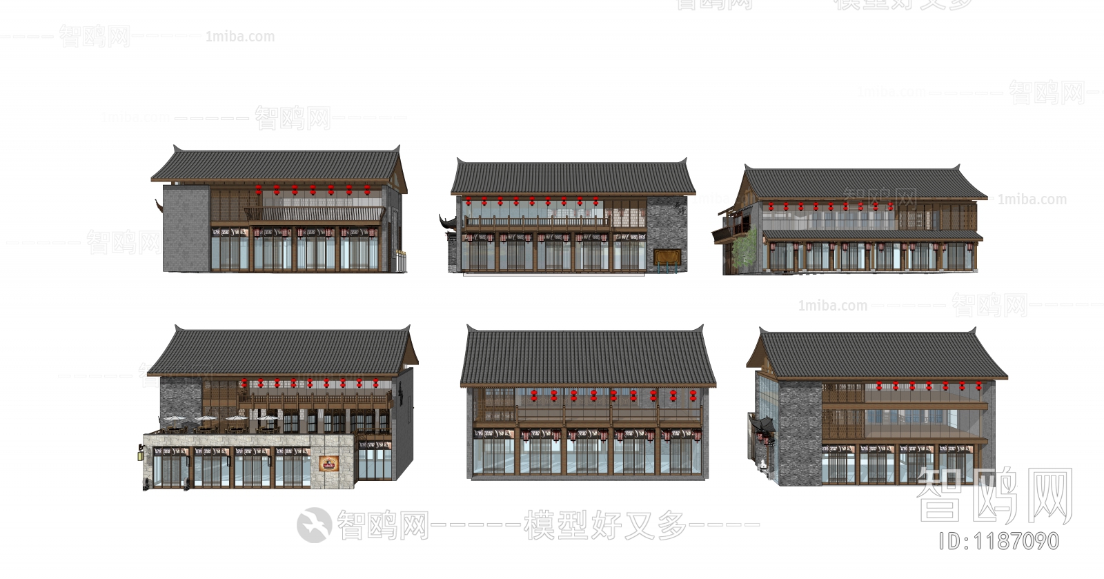 New Chinese Style Building Appearance