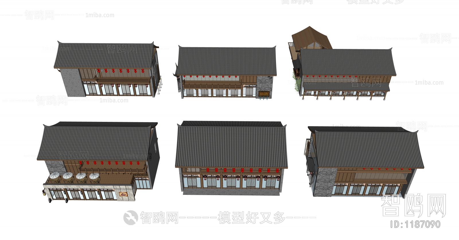 New Chinese Style Building Appearance