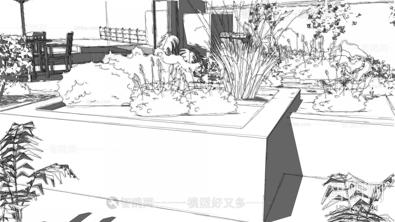 Modern Chinese Style Garden Landscape