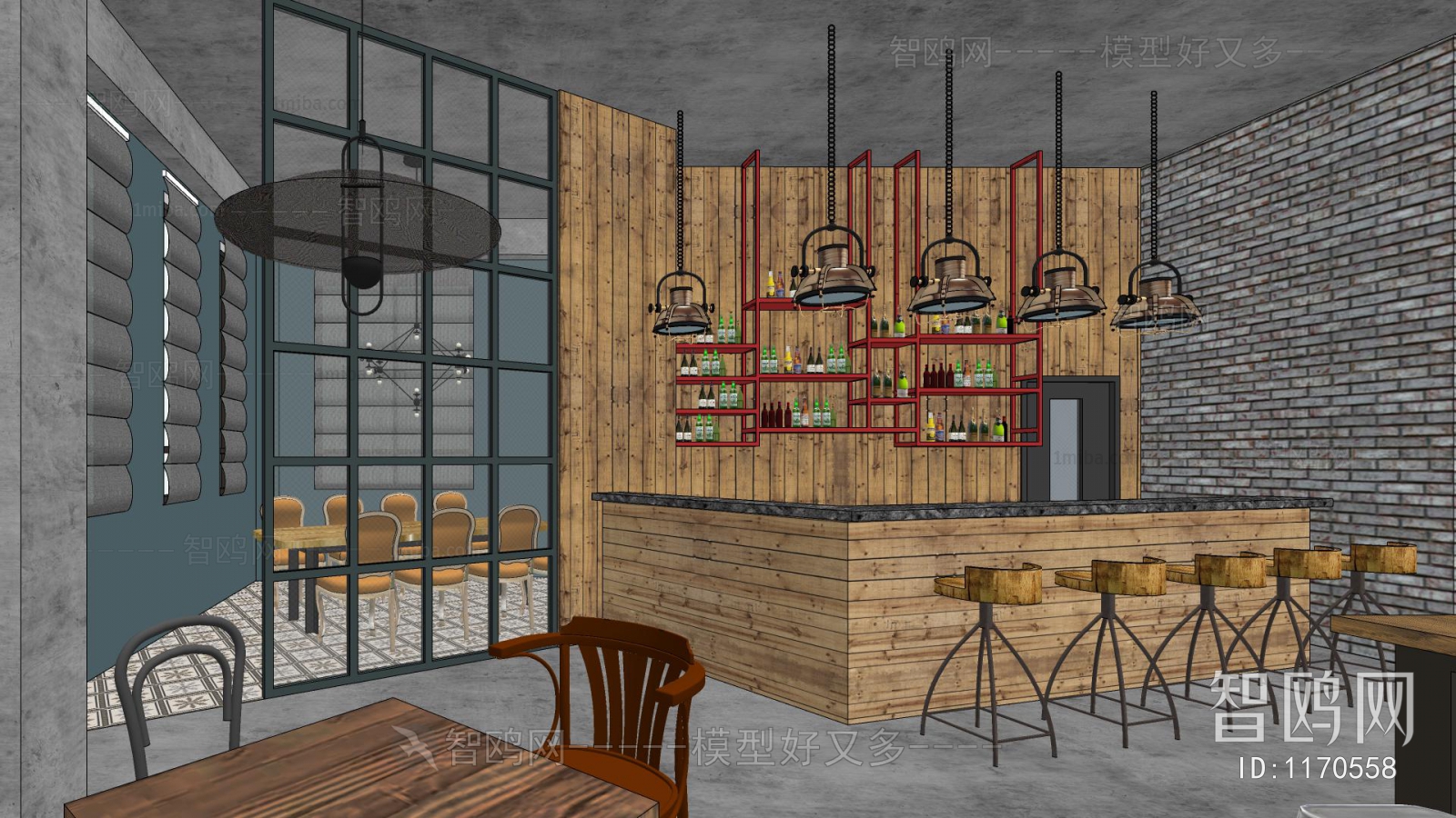 Industrial Style Cafe