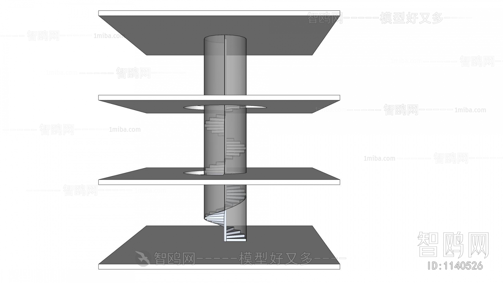 Modern Stair Balustrade/elevator