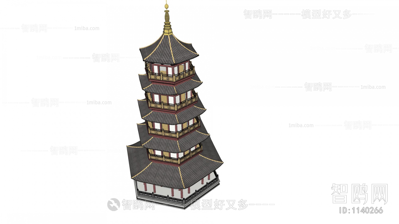 Chinese Style Ancient Architectural Buildings