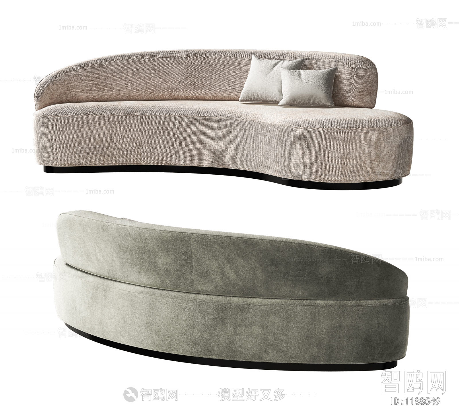 Modern Curved Sofa