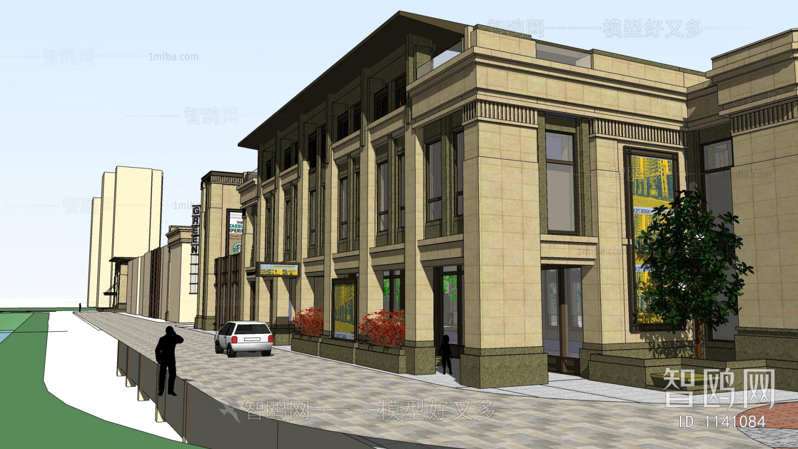 New Classical Style Building Appearance