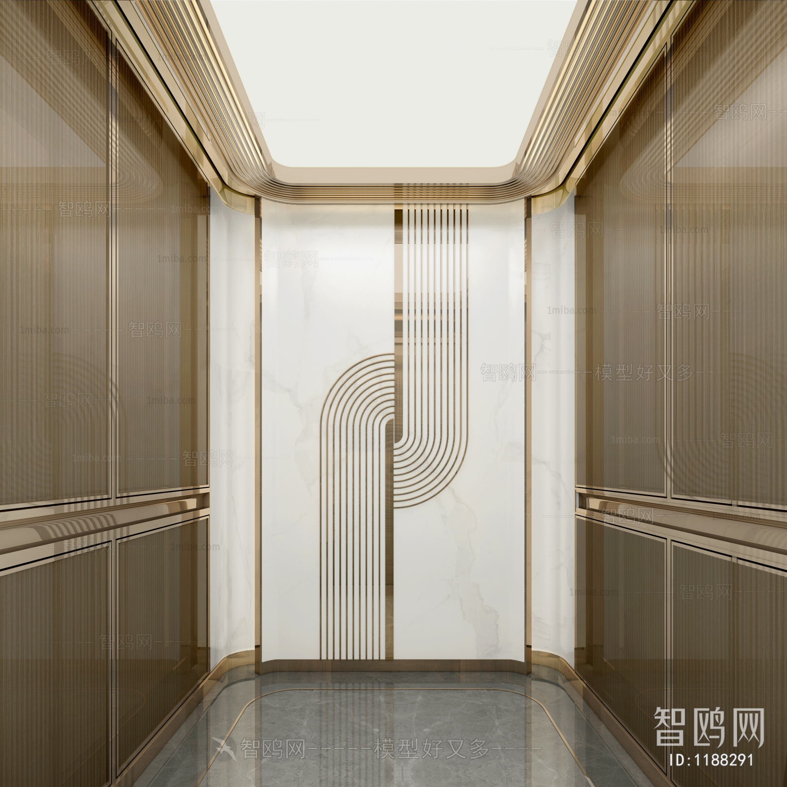 Modern Stair Balustrade/elevator