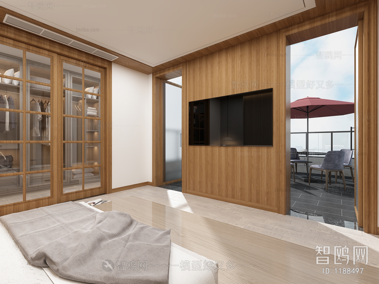 New Chinese Style Bedroom