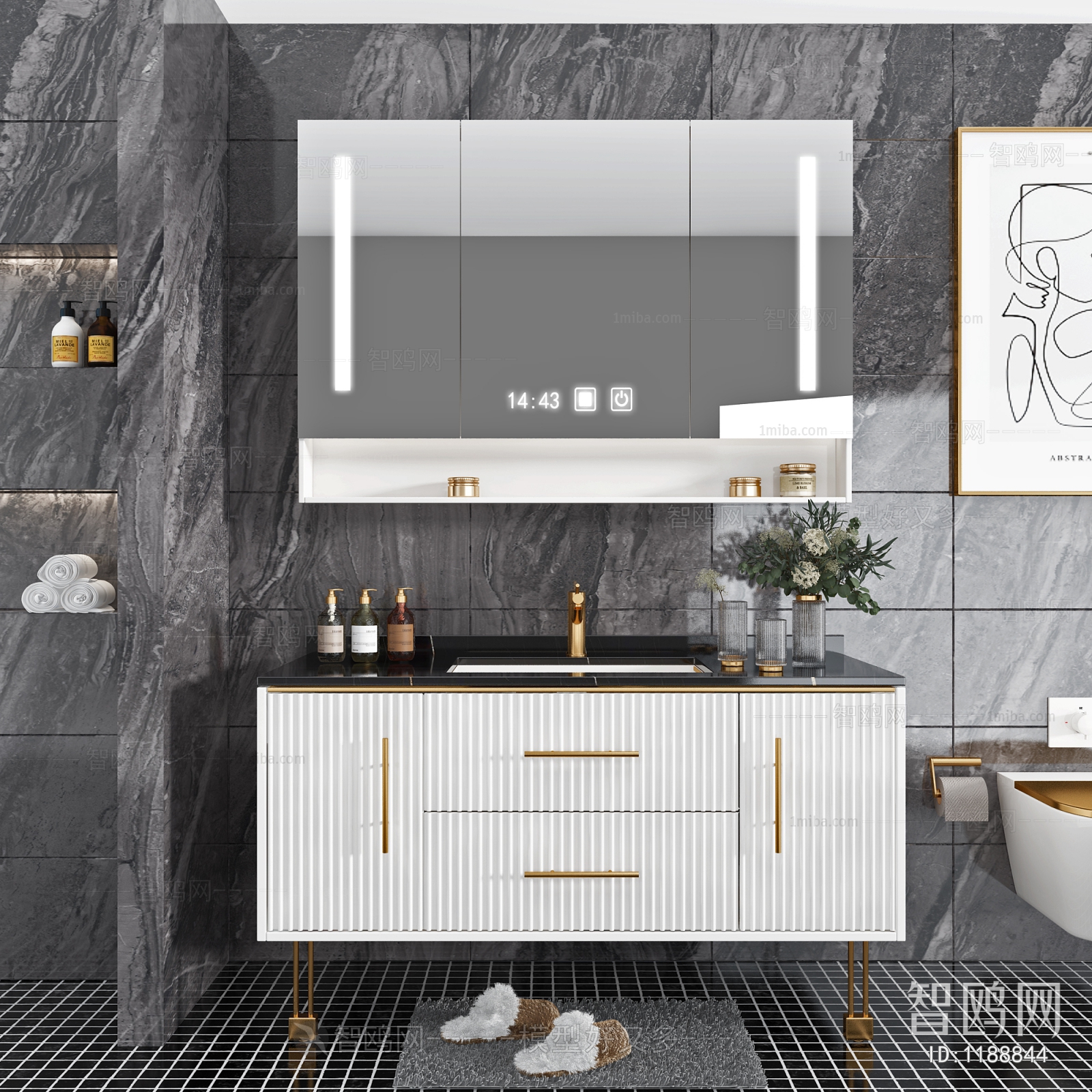 Modern Bathroom Cabinet