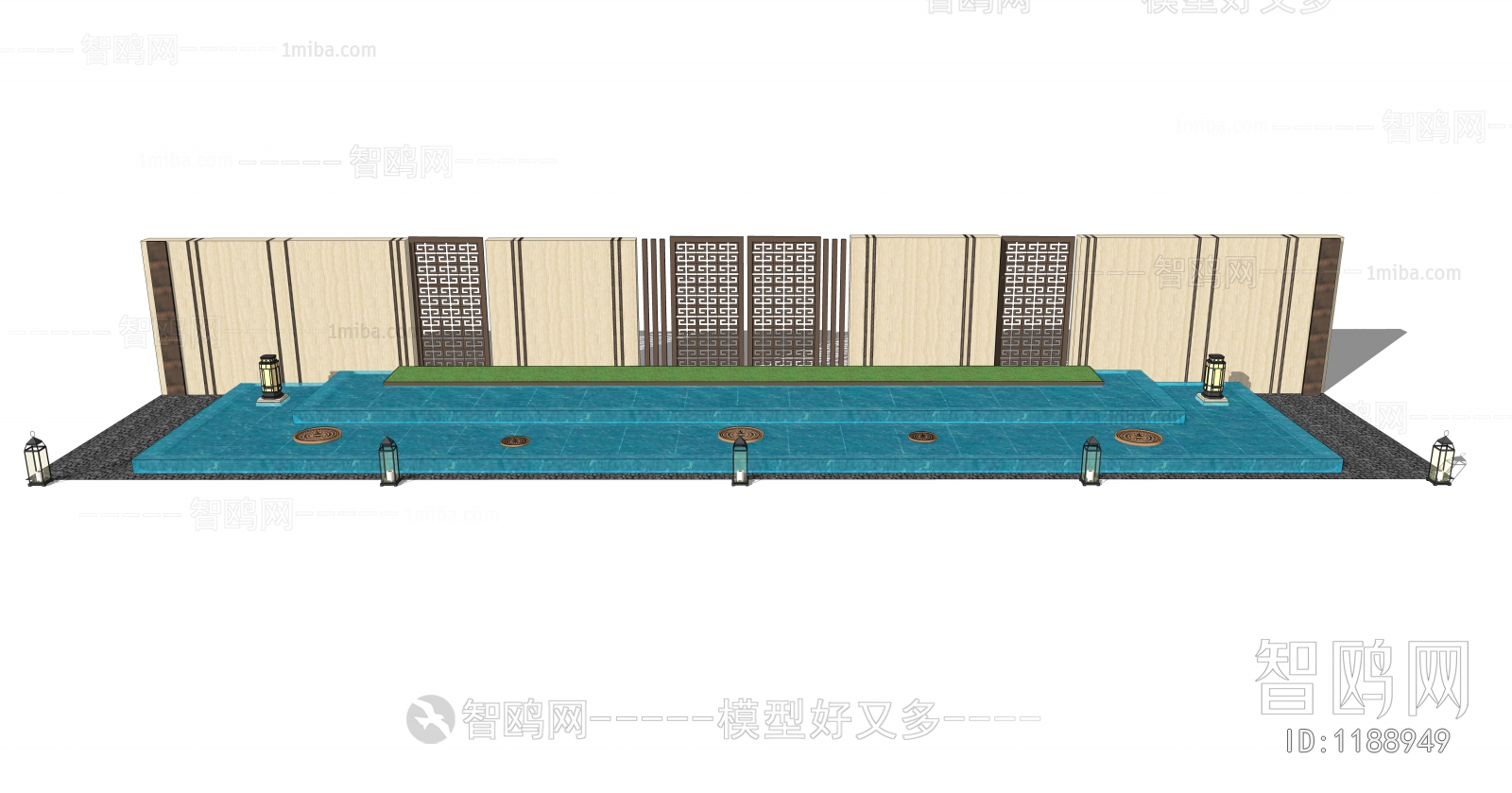 New Chinese Style Building Component