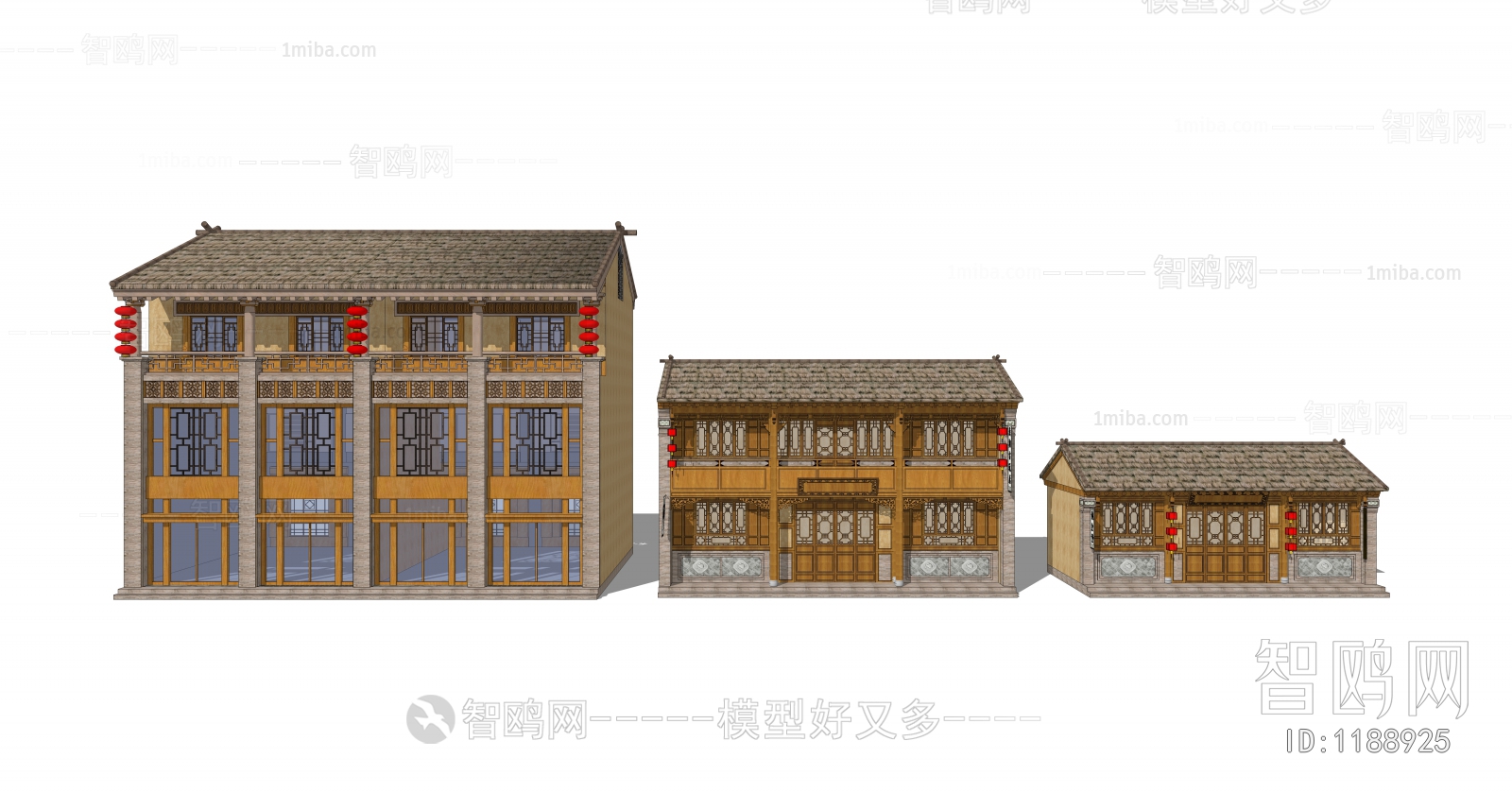 Chinese Style Ancient Architectural Buildings