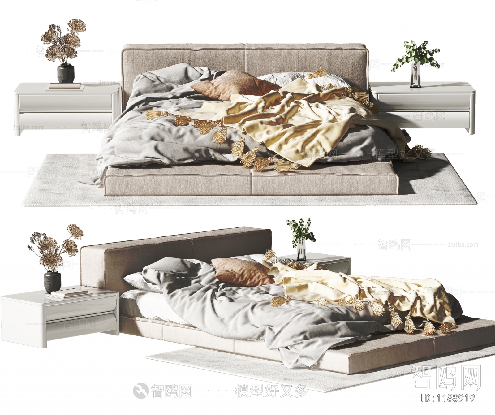 Modern Double Bed