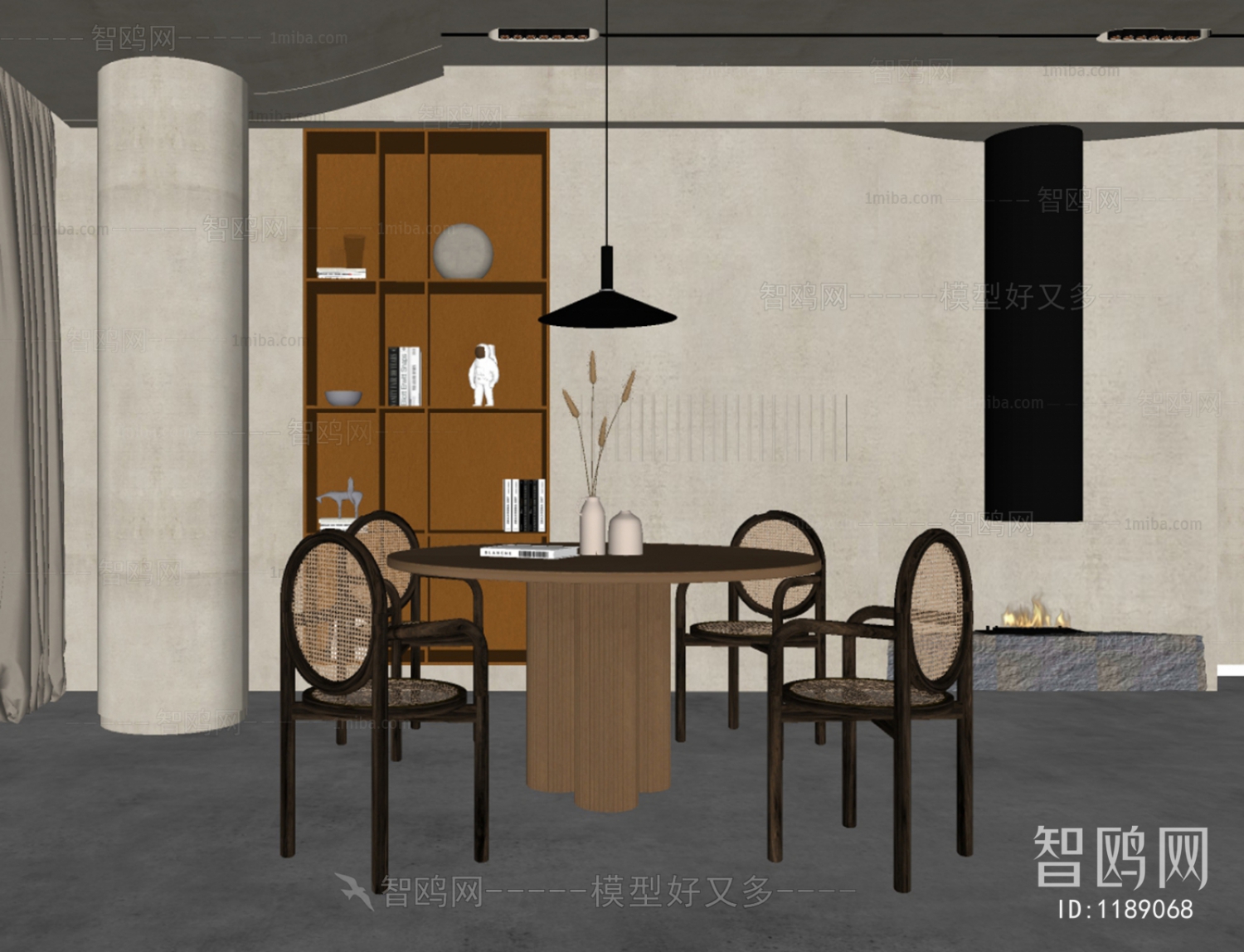 Wabi-sabi Style Dining Room