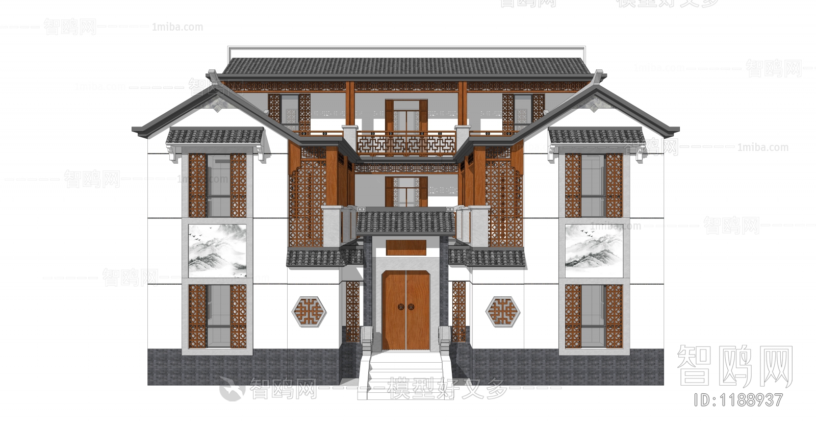 Chinese Style Villa Appearance