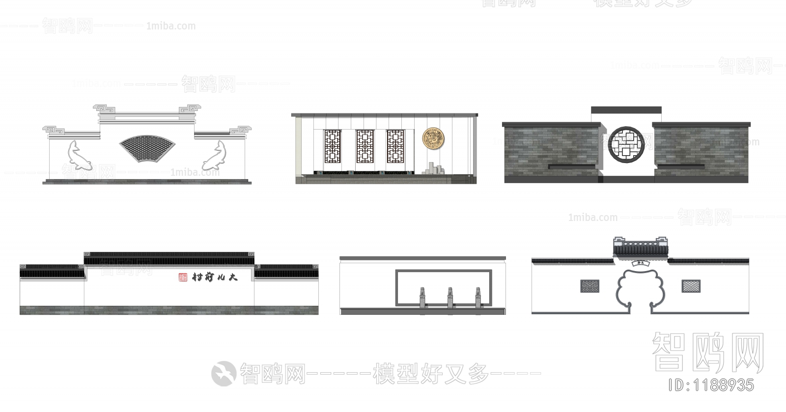 New Chinese Style Building Component