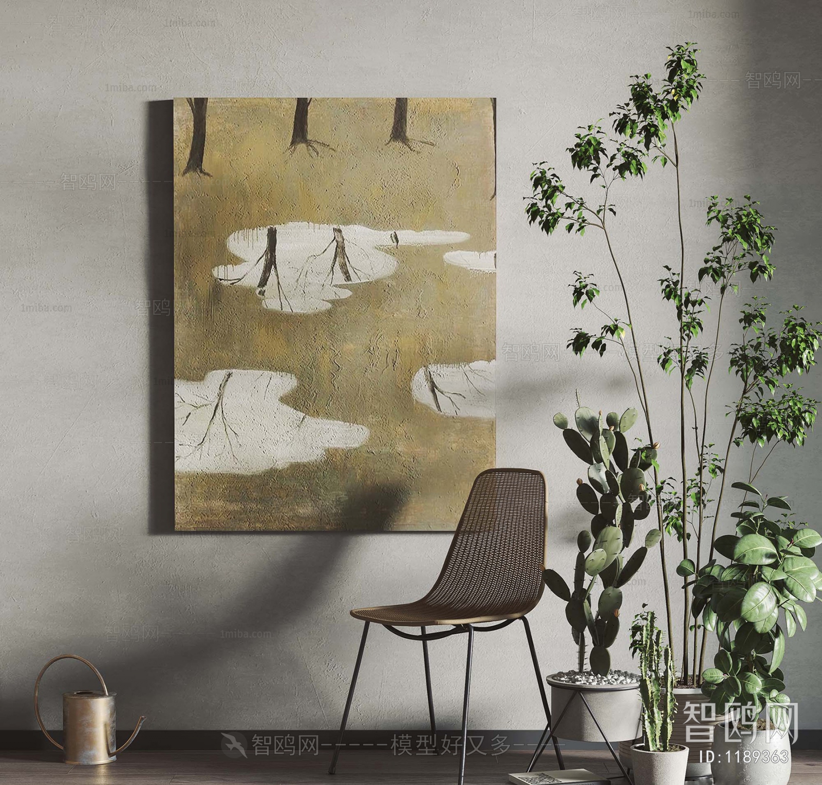 Wabi-sabi Style Painting