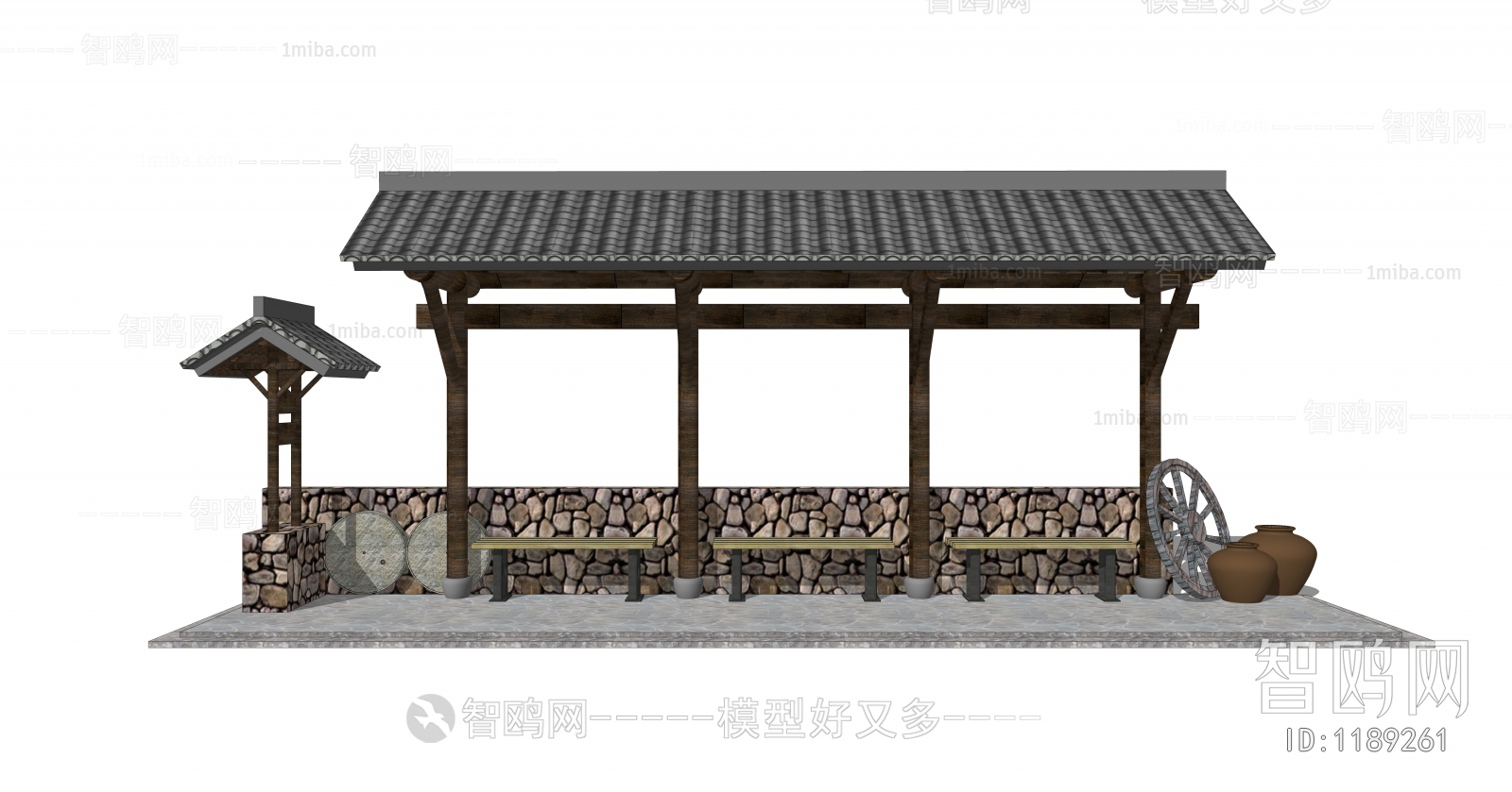 Chinese Style Building Component